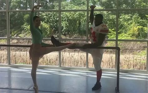 famous football players who take ballet and their unique blend of athleticism and grace