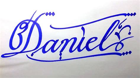 how to write daniel in cursive: exploring the art of calligraphy